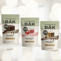 Baker’s Bundle featuring high protein cake mixes in Chocolate, Strawberry, and Cinnamon Roll flavors, gluten-free and ready in minutes.