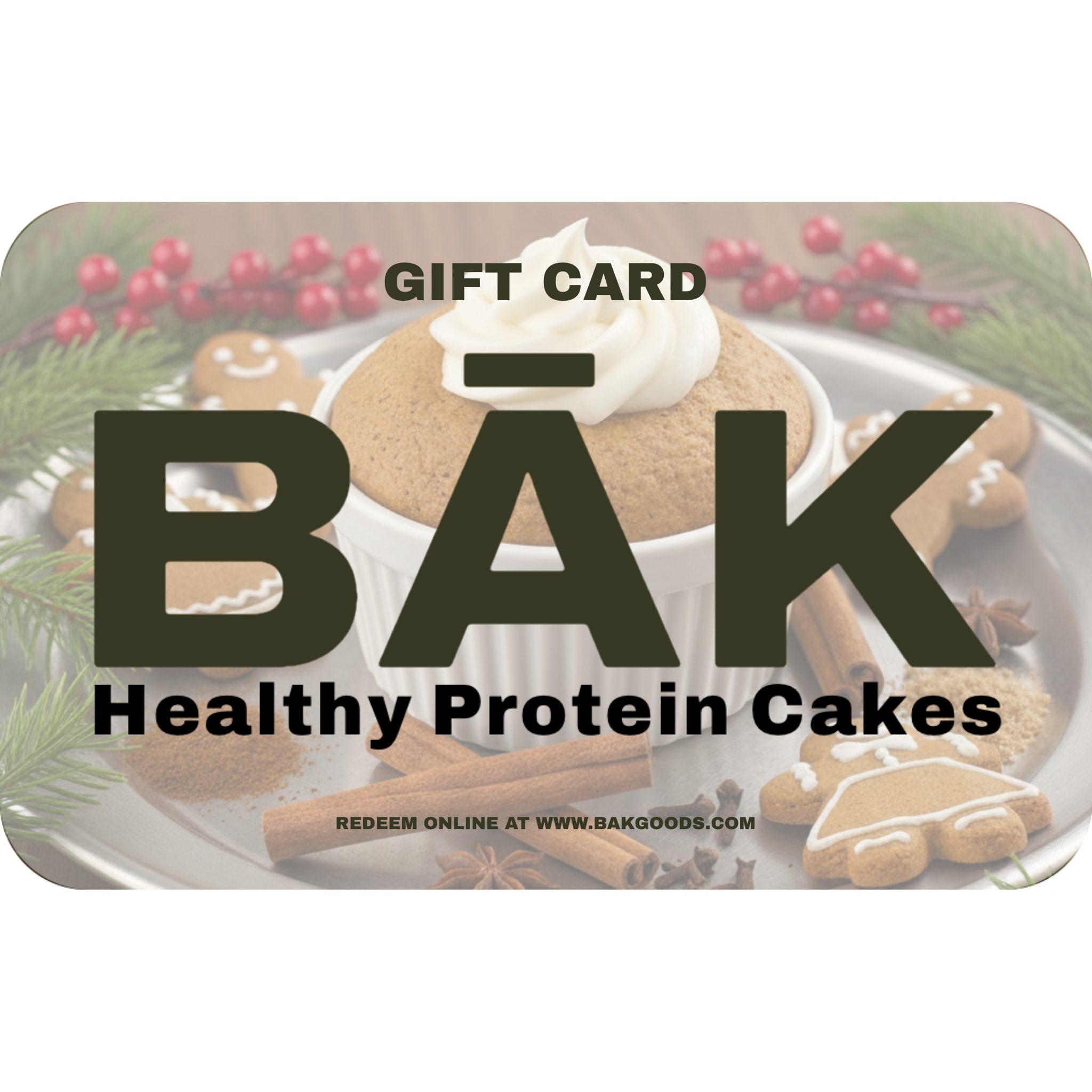 BĀK Protein Cake Gift Card
